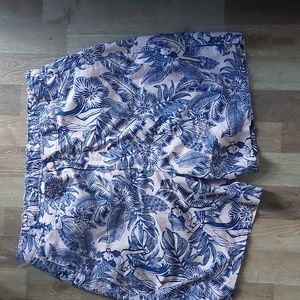 Pink Hawaiian bathing suit/shorts